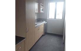 studio unit kitchenette